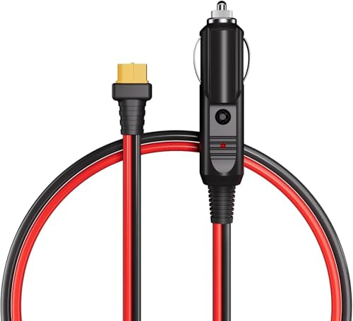 AFERIY Accendisigari a cavo XT60, connettore per auto/camion a generatore solare, 12/24 V