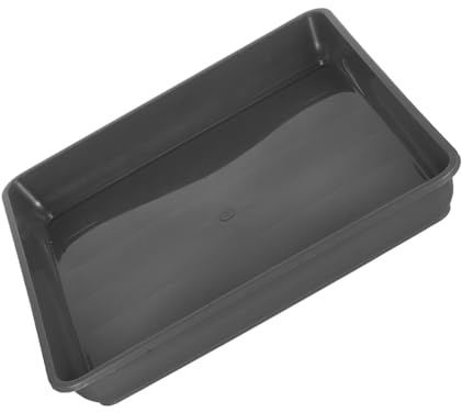 Milisten 2piezas Bandeja De Humedad para Bonsáis Plato Cuadrado Grande para Maceta Bandeja Recolectora De Agua para Plantas De Interior Unidades