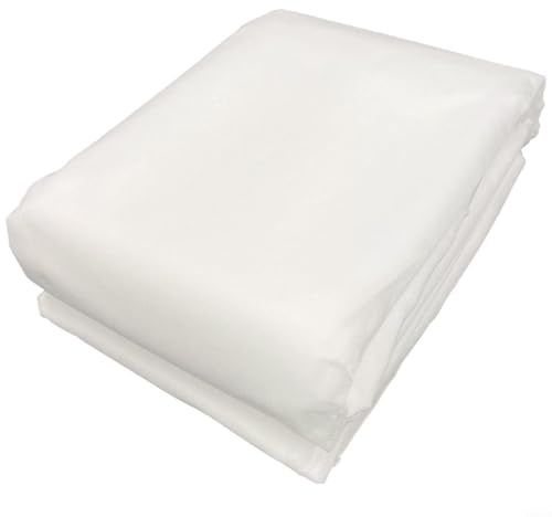 Entgoinggo Telo protettivo per piante in tessuto non tessuto, traspirante, resistente agli strappi, 3 x 4 m, bianco