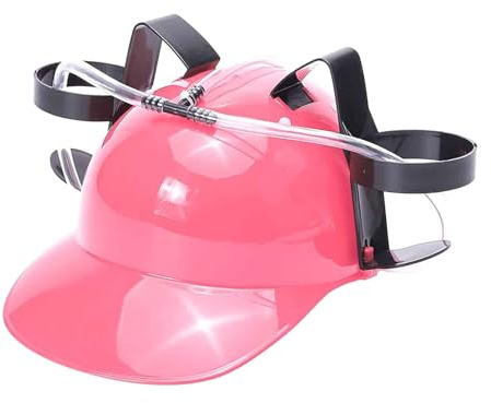 Drinking Helmets - Adjustable Can Holder Cap | Drinking Hat, Birthday Party Cool Toy, Handsfree Drink Toy Miner Hat