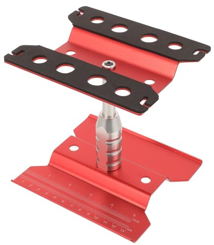 NOLITOY 8 110 Modell Auto Reparatur und Wiegestation aus Metall Höhenverstellbarer Montagehalter für Rc Trucks Kompakter Reparaturständer für Rc Zubehör