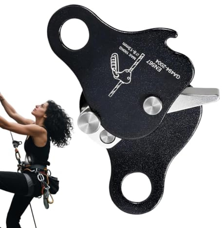 Generisch Klettersteigklemme Mit Absturzsicherung Sicherungsgerät Mit