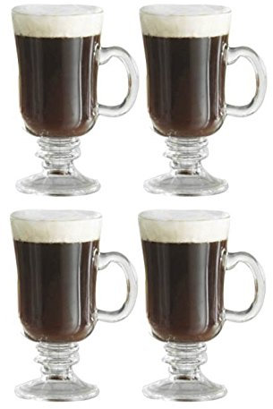 Irish Coffee / Latte Glasses 225ml Dishwasher safe. (Set of 12)