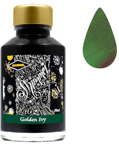 Diamine - Schimmernde Füllhalter-Tinte, Golden Ivy 50ml