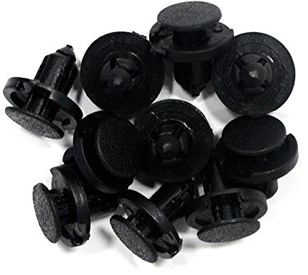 Tuqiang Coches Clips Remache de plastico Empuje Motor Guardabarros Sujetadores Clip de Retención 50 pcs 01553-09611