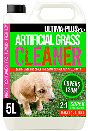 ULTIMA-PLUS XP Artificial Grass Cleaner - Perfect for Pet Owners to Deodorise and Clean AstroTurf - Fresh Flowers Fragrance (5 Litres)
