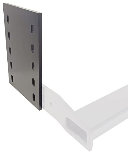 Generic Höhenverstellbare - Seitenplatten für Variable Anhängerkupplung (Set - 2 Stück) / Rasterplatten für AHK (5 Loch - Seitenplatten)