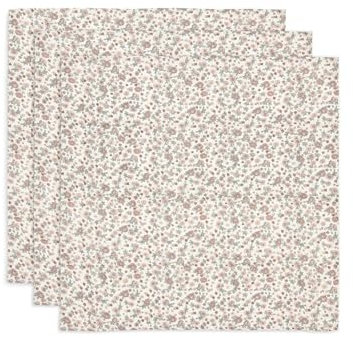 Jollein 535-851-67045 Mulltücher/Swaddle 3er Set Retro Flowers (70x70cm)
