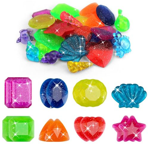 Bomtop 24 Stück Pool Spielzeug Kinder, Tauch Spielzeug, Pool Party Kinder, Dive Gem Pool Spielzeug, für Strand Pool Partys Wasser Park