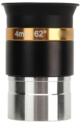 4mm Asphärisches Teleskop-Okular, Asphärisches Okular mit Hoher Vergrößerung 62 Grad 1,25 Zoll Vollvergütete Asphärische Linse aus Optischem Glas für Mond- und