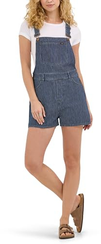 Wrangler Women's Relaxed Fit Shortall, True Blue, Large