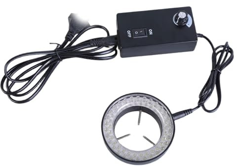 Efficient LED Adjustable Microscope Rings Light Provide Uniform White Lighting Suitable for Lab Technicians & Biologists