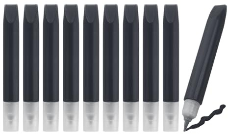 PATIKIL 10 Pack Suncatcher Paint Pens, Black Sun Catcher Paint Pens 10ML Each Stained Glass Window Art Kit for Painting Glass Pigment Crafts