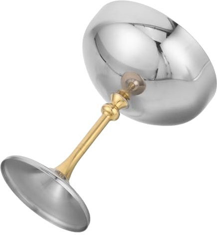 COLLBATH Calice in Acciaio Inossidabile Coppa Da Cocktail Graziosa Coppetta Per Dessert Gelato Budino Snack Uso Multiuso Design Pulito Elegante e Resistente