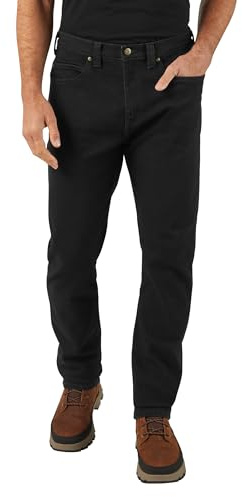 Dickies Mens 5-Pocket Athletic Taper Jean Jeans, Denim Svart, 30W x 32L Män