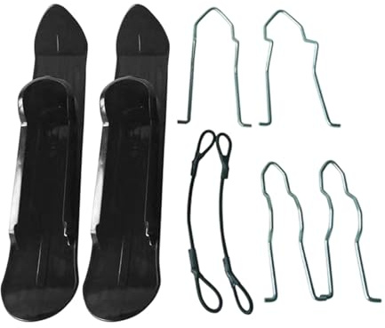 BommFu Kinderwagen Skier - 2-in-1 Winter-Zubehör - Kinderwagen Ski Scooter Umrüstung | Für Outdoor-Sportarten Fahrradfahren Laufrad Golfwagen Wanderwege Park Seeufer Feriengebiete Camping Hinterhof