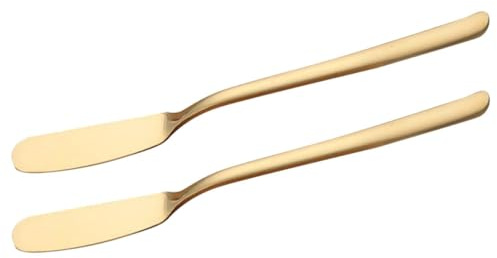 Veemoon Utensilio de Cocina de Acero Inoxidable para Untar Mantequilla y Queso Cuchillo de 65 Pulgadas para Preparación en Restaurantes y Catering
