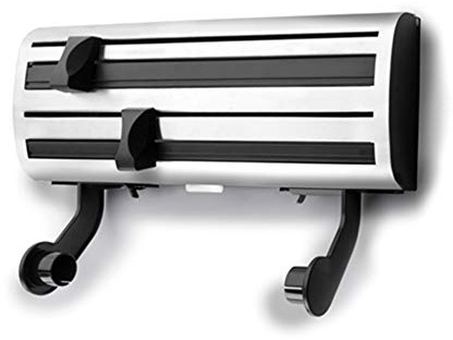 IBILI 739200 Dispensador Film/Papel 3 en 1, Negro, 38 x 16 x 6 cm