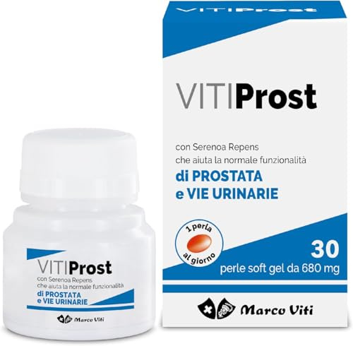 MASSIGEN VITIPROST 30 soft gel aiuta la funzionalità di PROSTATA e VIE URINARIE | Supporta Funzionalità Prostata, Supporta Vie Urinarie