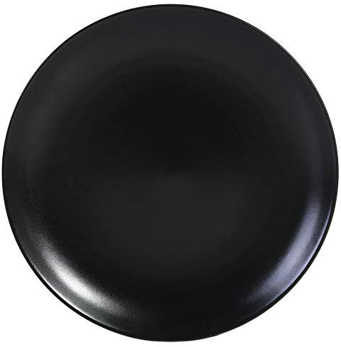 Viejo Valle Midnight Dinner Plates 26cm - Set of 6 - Round Dinner Plates, Stoneware Plates