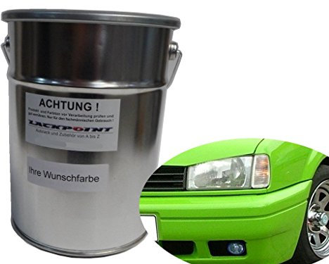 Lackpoint 0,5 Liter Spritzfertigen Basislack Kawa Grün Autolack Giftgrün Trend