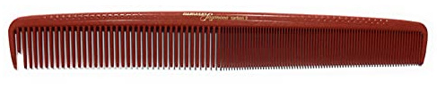 Hercules Sägemann HS C2 carbon 2 Profi Universalkamm rot Haarkamm (antistatisch) Carbonkamm mit 2 Zahnungen fein + grob, 8,5 Zoll, Universal-Haar-Kamm (2r)