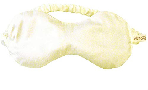 Art-Fabric I Edle Luxus Bio Schlafmaske I Crystal Silk I reine Seide I mit Duftwahl