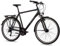 Airtracks Herren Trekking Fahrrad 28 Zoll Trekkingbike TR.2820 Trekkingrad City Bike 24 Gang Shimano ACERA RD-T3000 Kettenschaltung Nabendynamo Schwarz Matt - 56cm Körpergröße 175-185 cm