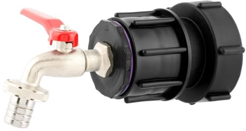IBC Adapter 2 1/8 Camlock (64mm) - 3/4 Kugelhahn PROFI Auslaufventil