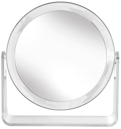 Kleine Wolke Kosmetikspiegel Clear Mirror mit 10-facher Vergrößerung, Größe: 18,8 x 20 x 4,9 cm, Material: Polystyrol/Glas