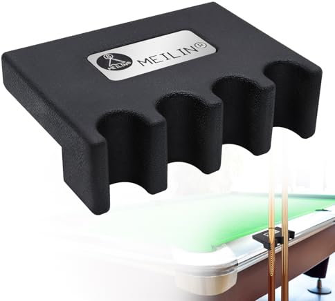 LFSEMINI Poolqueue-Halter, 4-Queue-tragbarer Pool-Stick-Halter für Tisch, beschwerter & langlebiger Billardqueue-Halter, Mini-Stick-Halter für Poolqueues, Pool-Queue-Halter Klaue