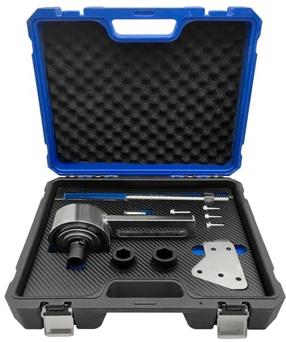 ZKTOOL Herramienta de extracción de polea de correa del cigüeñal del motor, compatible con Ford 1.0T ECOBOOST, herramienta de ajuste de polea, 303-1611 303-1611-01 303-1611-02