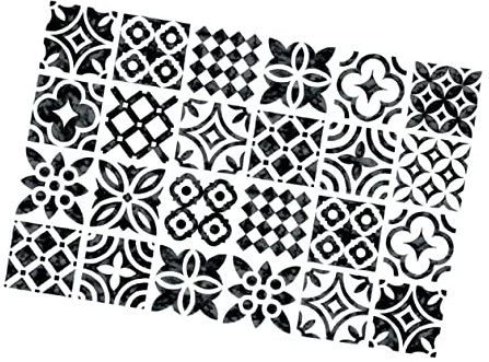 Gadpiparty 1 Blatt Fliesenaufkleber entfernbarer Aufkleberdekor Aufkleber für Badezimmerfliesen Vintage-Dekor dekorative Aufkleber wasserfester Aufkleber Boden Applikationen