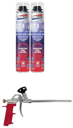 Mousse Expansive Pistolable 750 ml | Montage, Isolation, Calfeutrage, 2 + 1 pistolet