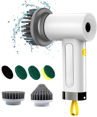 Pawnath Limpiador eléctrico para baño y juntas, limpieza del hogar, cocina