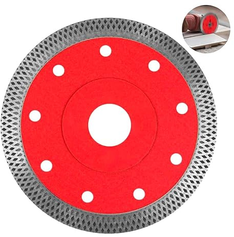 OLBO ® Disco de Corte Diamante 115 mm - Ideal para Cortar Porcelánico y todo tipo de Ceramicas, Mármol, Granito etc | Disco Diamantado (Disco Corte 115)
