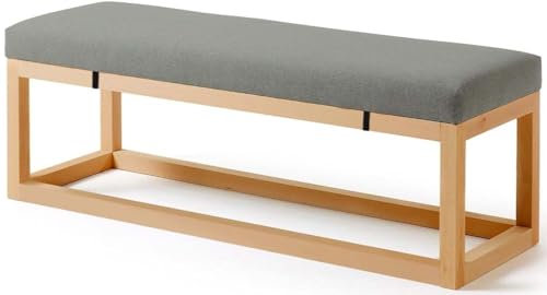 Hoowarm Bankauflage 100x50/120x40/150x50/180x40/120x50 Bankkissen Outdoor Gartenbank Sitzauflage Sitzkissen Bank Abnehmbarem für Fensterbank Outdoor Gartenmöbel Terrasse Drinnen Sitz(D,100x40x5cm)