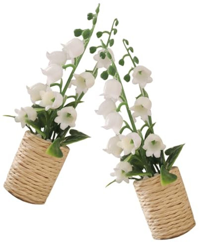HAWILLOSCH 2stücke Miniatur Bonsai Pflanze Hyazinthen Kunstpflanzen Für Deko Und Miniaturgärten Pottpflanzen Für Kreative Wohnkultur Und Foto Requisiten