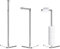 Toilet Roll Holder Free Standing with Heavy Duty Base, Stainless Steel Toilet Roll Holder for 6 Rolls, Stylish Chrome Finish, Practical Design Toilet Roll Storage Stand for Bathroom (Silver)
