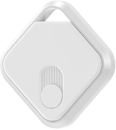 Tixqeaif 1 PCS Long Distance Smart Tag GPS Tracker Bike Anti-Lost Alarm Mini Locator Keys Finder Plastic+Metal for Air Tag Works with IOS Find My (C)