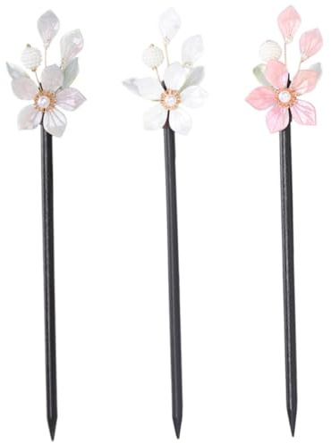 VICASKY 6 Pezzi per in Legno Vintage con Accessori per Acconciature Eleganti Cinesi per Chignon Resistenti e Facili Usare Decorazioni per Feste e Cosplay