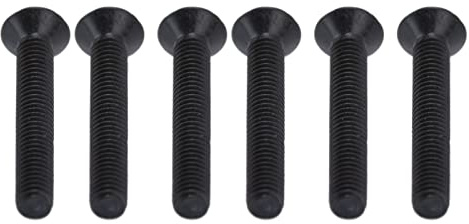 Xiuganpo 50-teiliges Sortiment an Schwarz Verzinkten Senkkopfschrauben für Hochpräzisionsmaschinen, Material A2-70 (M3*20)
