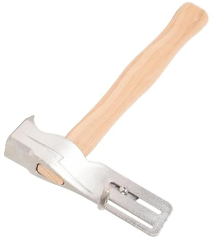 Jiawu Magnetic Roofing Hammer Multi-Functional Roofing Axe for Roof Construction Repair with Wooden Handle for Comfortable Gripping for Roofers
