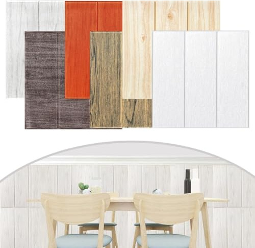 Eawfgtuw Autocollant mural 3D en mousse de polyéthylène souple, auto-étanche, isolation phonique, pour salon, chambre à coucher, cuisine - 35 x 35 cm (C)