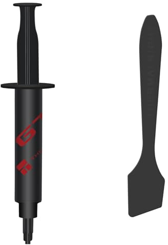 Thermalright GT (6,5 g) Pasta térmica de alta conductividad térmica de 12,9 W/m·K, no conductividad, resistente al calor (-150 °C a +250 °C), para CPU PC, GPU y consolas de juegos