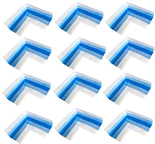 12 PCS Dichtecken Dusche | Wasserdichte Dichtecken Innen, Dichtband Bad für Wasserdichtes Eck-Dichtband Abdichtung, Fliesen, Badabdichtung, Sanitär