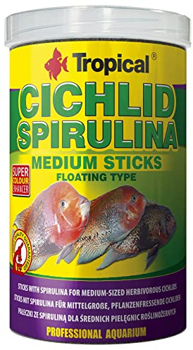 Tropical Cichlid Spirulina Medium Sticks, 1-pack (1 x 1 000 ml)