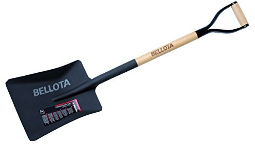 Bellota 5502-6 A - Pelle Carrée avec Poignée en Forme d'Anneau pour Ramasser les Gravats, Outil pour l'Agriculture et la Construction