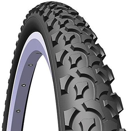 Rubena/Mitas Unisex Rapid Draht Bead Reifen, Schwarz, Größe 26 x 2.00