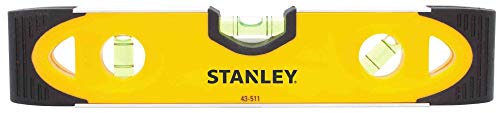 Stanley 43-511 Lot de 6 niveaux magnétiques à fort impact pour torpilles 22,9 cm